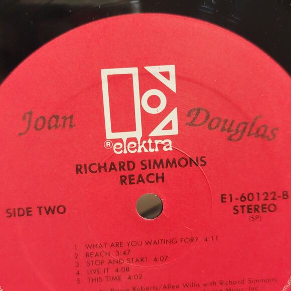 VINTAGE VINYL Richard Simmons: Reach w/ Deluxe 20 Page Exercise Booklet - Picture 9 of 10